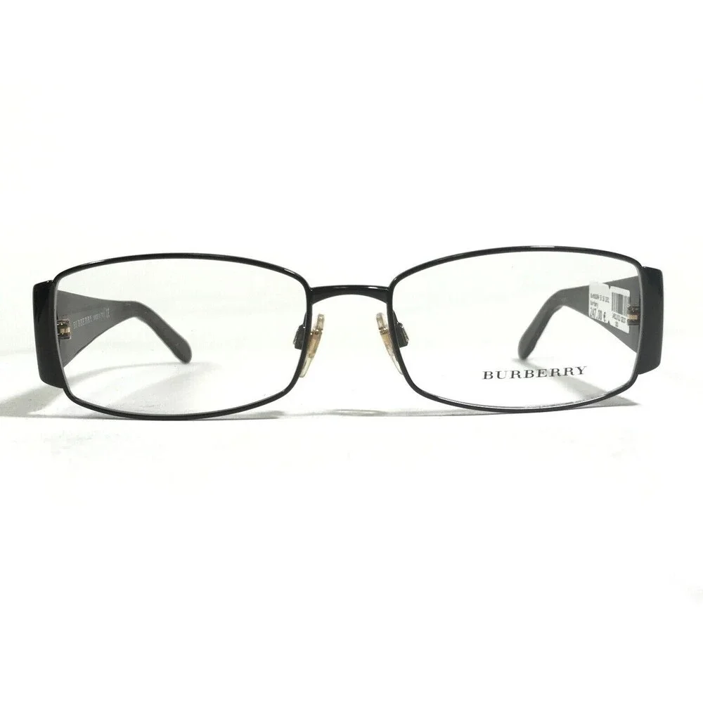 Burberry B1064 1031 Eyeglasses Frames Brown Checkered Square Full Rim 53-16-130